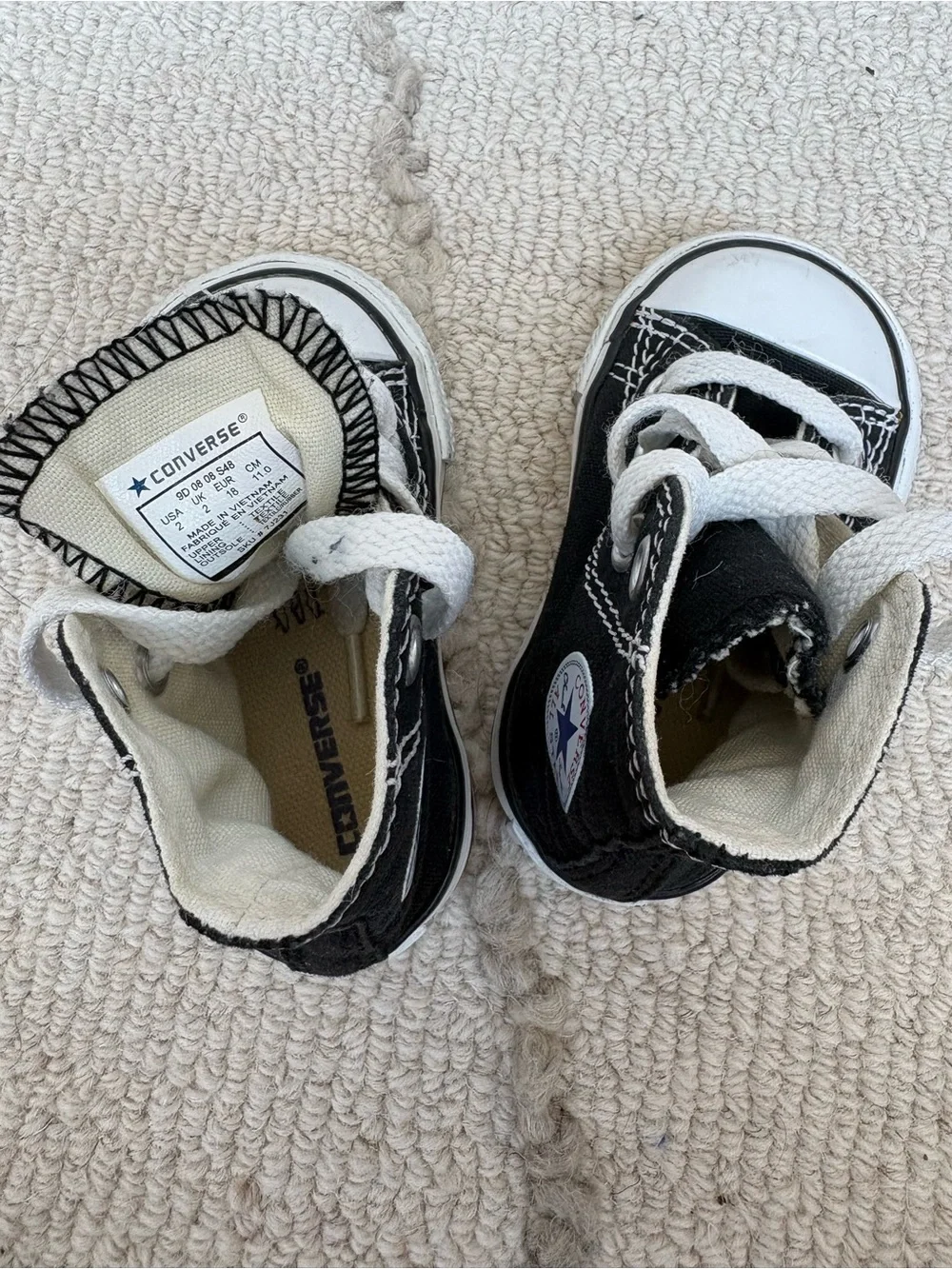 Converse baby size